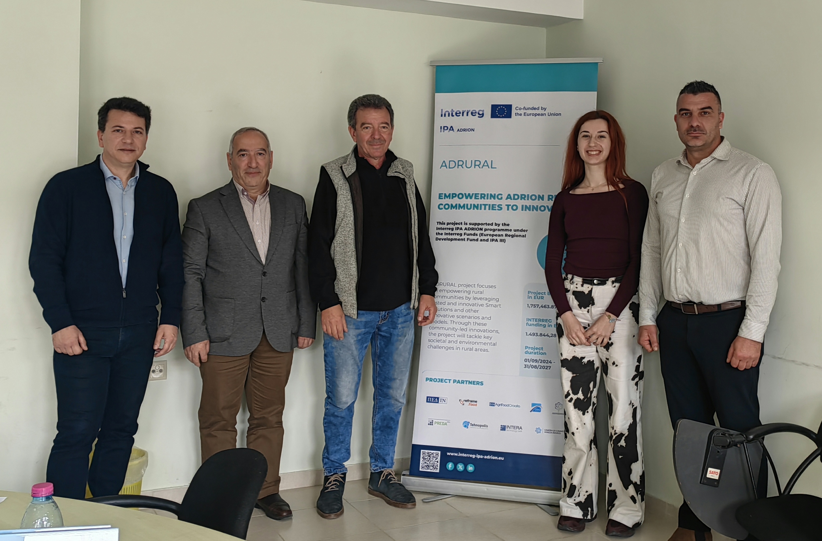 Συνάντηση εργασίας Στελεχών της ΠΕΔ-ΙΝ με Αντιδημάρχους του Δήμου Λευκάδας για το έργο ADRURAL